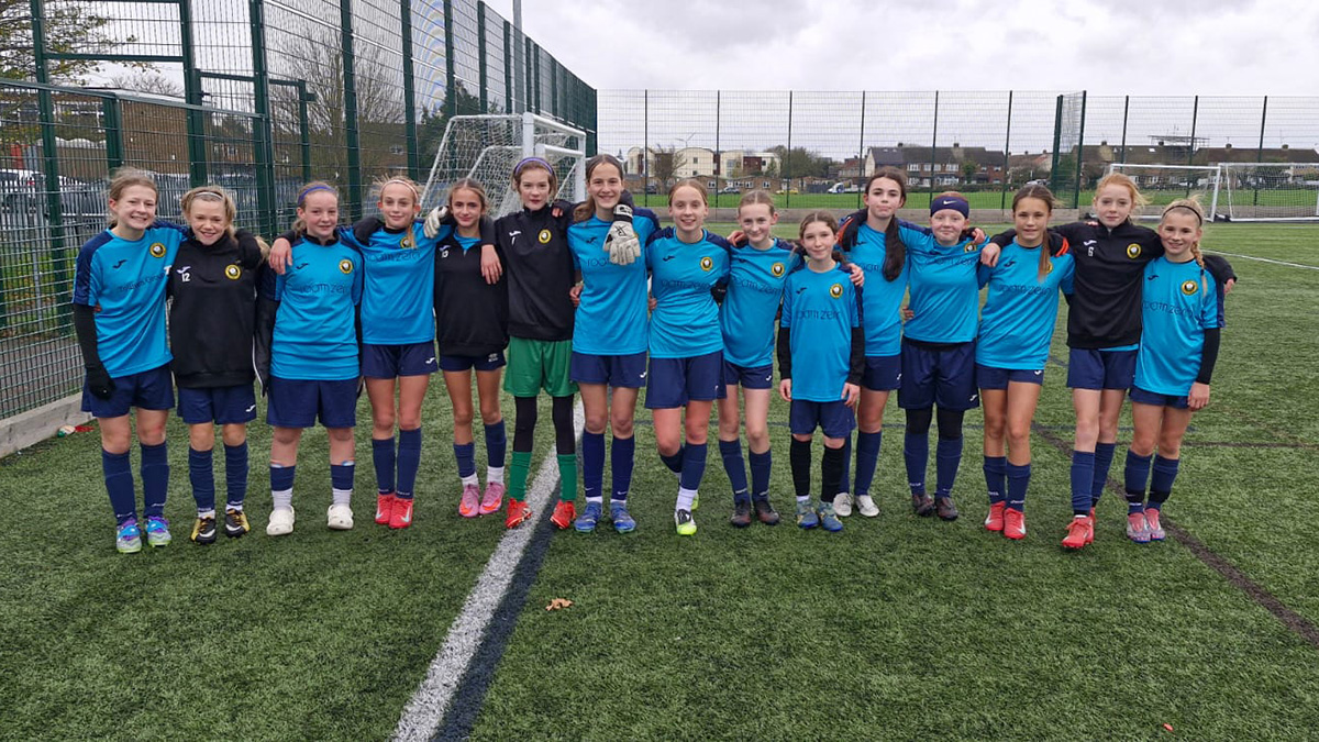 Stanway Rovers Women U14 JPL squad photo